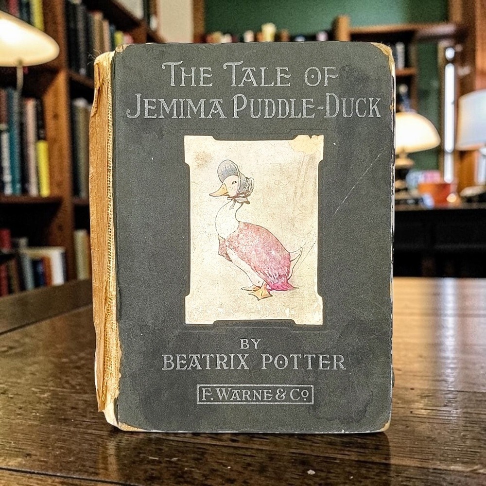 VTG 1936 Beatrix Potter The Tale of Jemima Puddle-Duck F. Warne & Co Hardcover